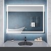 Anzzi 36in x 48in Frameless LED Front/Back Light Bathroom Mirror With Defogger BA-LMDFX023AL